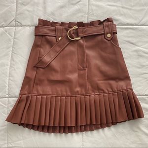 Zara pleated skirt